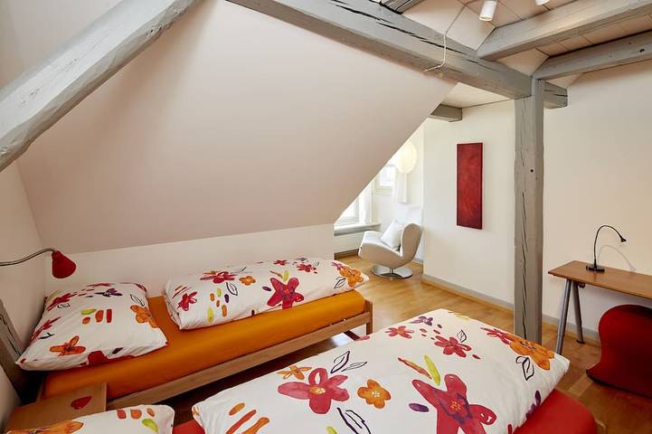 Ganze Wohnung, Gemütliche Altstadt Dachwohnung in Mitten der Rosenstadt Bischofszell in Blidegg, Bischofszell