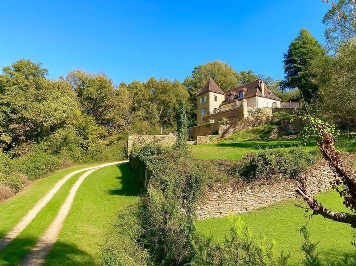 Maison de vacances pour 4 personnes, avec jardin et vue à Sarlat-la-Canéda