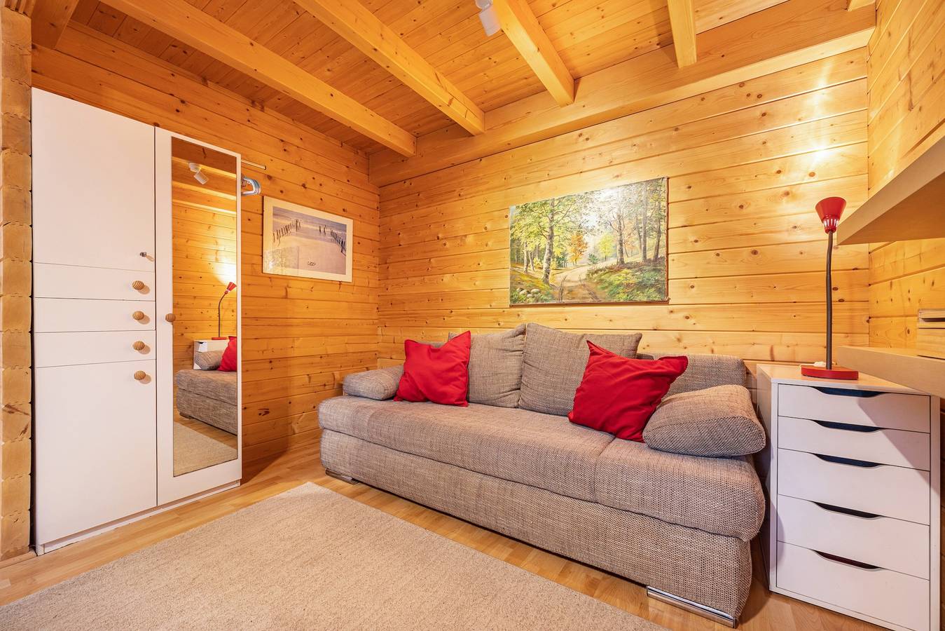 Gästehaus 'Hütte Im Heidekreis' mit Gemeinschaftsterrasse und Wlan in Lindwedel, Aller-Leine-Tal