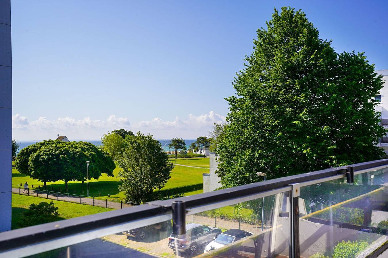 Ganze Wohnung, Ferienwohnung Prinzenhof Whg. 14 mit Balkon, Meerblick & Strandnähe in Grömitz, Ostholstein