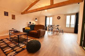 Appartement De Vacances pour 4 Personnes dans Auvers-sur-Oise, Parc naturel régional du Vexin Français, Photo 2