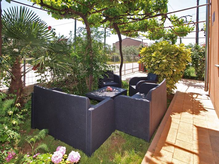 Ferienwohnung für 5 Personen, mit Pool und Balkon/Terrasse, mit Haustier in Fazana