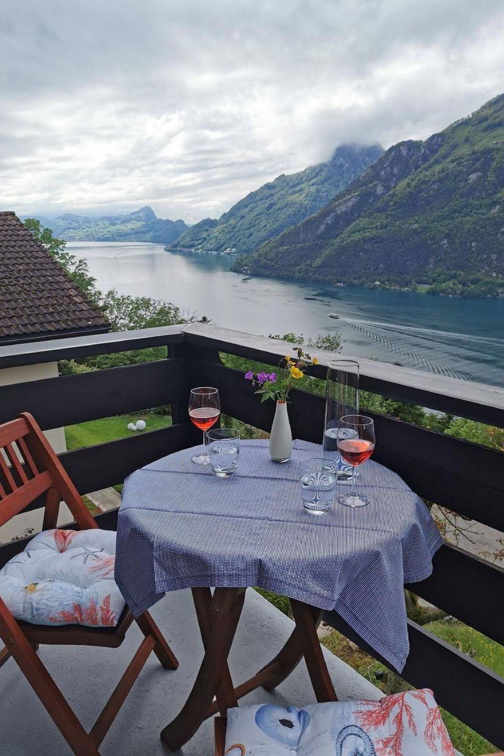 Seppi - Seen und Berge in Seelisberg, Lago de los Cuatro Cantones