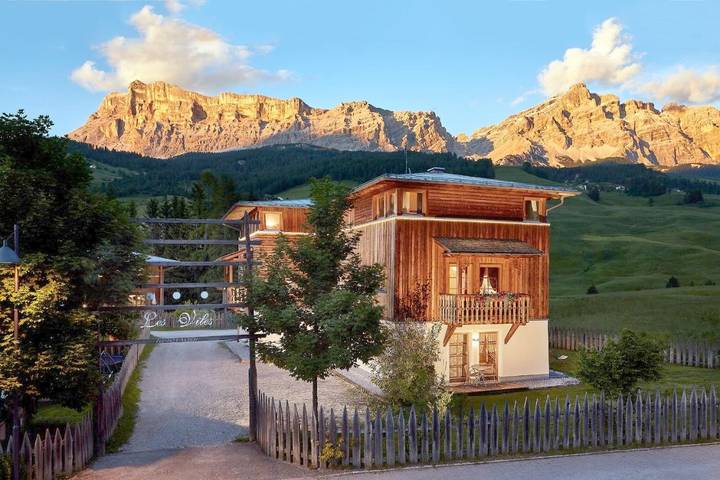 Ferienhaus für 4 Personen, mit Balkon und Terrasse sowie Garten und Pool in La Villa - 2