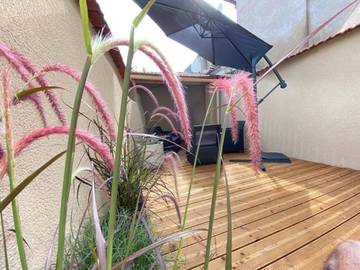 Gîte pour 3 personnes, avec terrasse à Rive-de-Gier