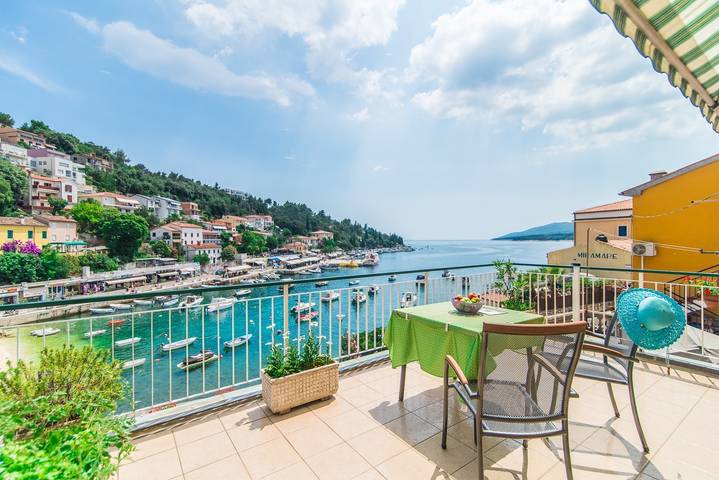 Doppelzimmer Mariza mit Meerblick in Rabac in Rabac, Labin-Rabac