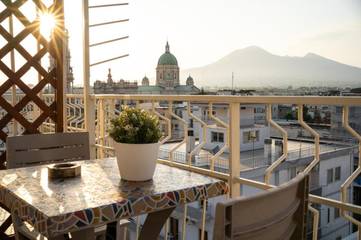Chambre d’hôte pour 2 personnes, avec balcon, animaux acceptés à Pompei