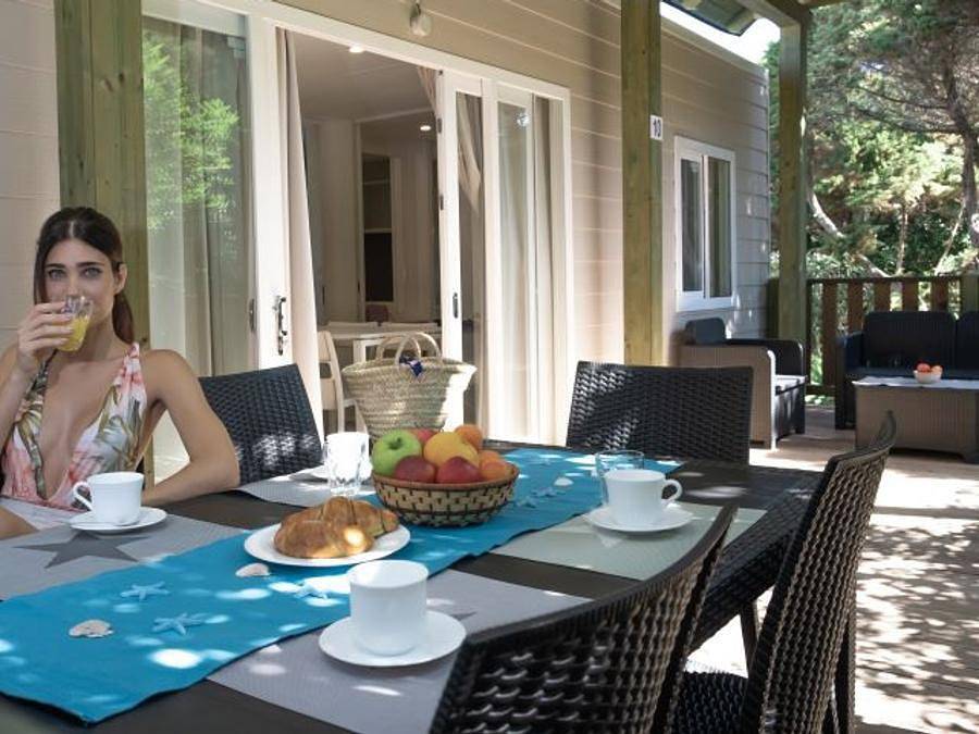 Camping Torre del Porticciolo - Mobilheim 4 personen - Mobile Home Corallo Superior in Sassari Provinz