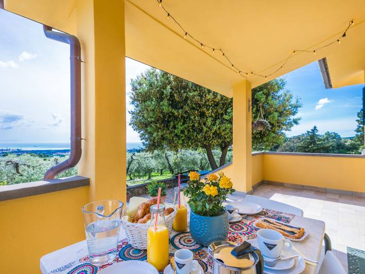 Ferienwohnung für 4 Personen, mit Garten und Ausblick sowie Terrasse, mit Haustier in Italienische Riviera - 4