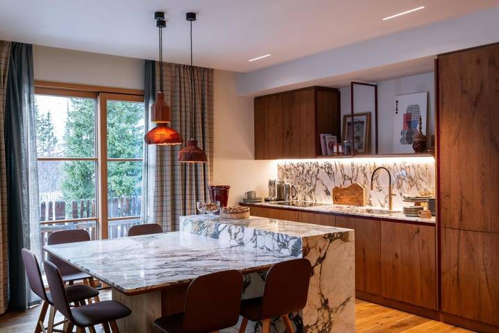 Ferienwohnung für 4 Personen, mit Garten und Ausblick, mit Haustier in Corvara in Badia