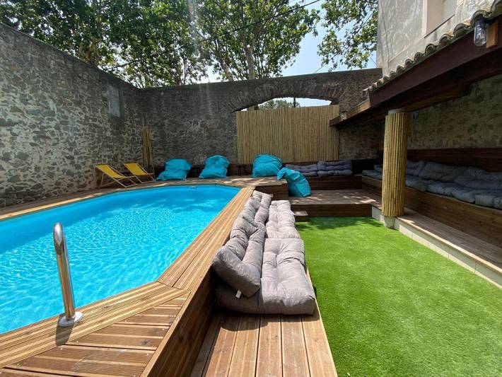 Appartement de vacances pour 5 personnes, avec piscine et balcon