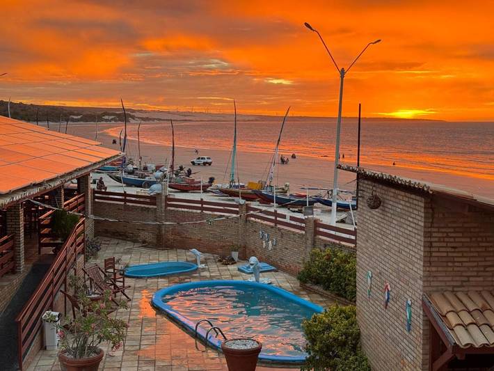 Hôtel pour 3 personnes, avec piscine et balcon à Areia Branca