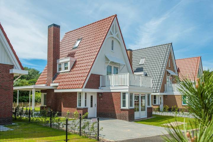 Ferienhaus für 8 Personen, mit Balkon/Terrasse und Balkon sowie Terrasse und Garten in Koudekerke
