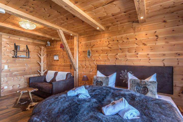 Studio für 3 Personen, mit Balkon im Chiemgau