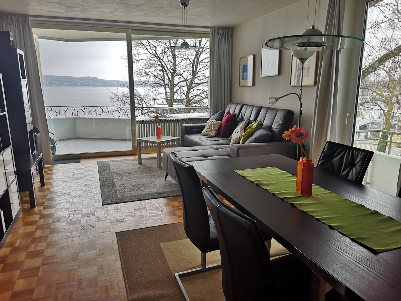 Ganze Ferienwohnung, Ferienwohnung Seeger - Ferienwohnung Seeger, 70 qm, 1 Schlafzimmer, 1 Wohn-/Schlafzimmer mit Doppelbett, überdachter Balkon, max. 4 Personen in Konstanz, Obersee (Bodensee)