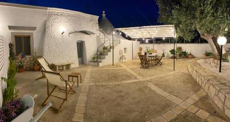 Gîte pour 4 personnes, avec jardin et vue à Fasano