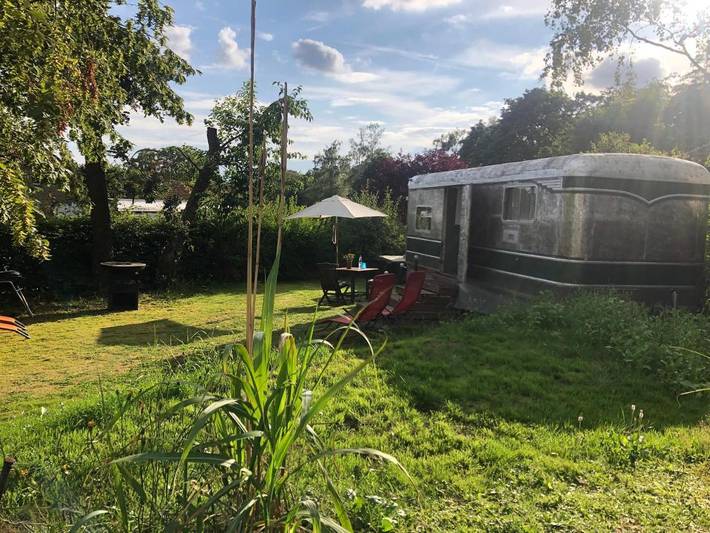 Zelt für 2 Personen, mit Terrasse und Garten sowie Sauna und Ausblick in Hessen - 3
