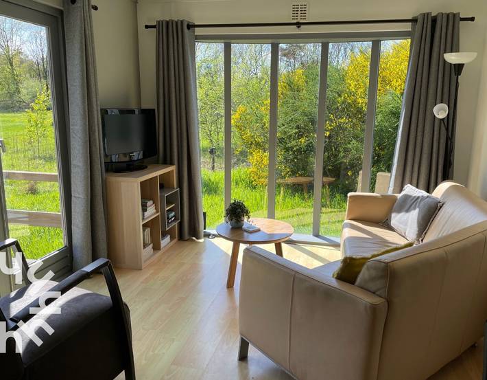Herrliches Chalet mit Klimaanlage für zwei Personen im Wald in Nationalpark Dwingelderveld