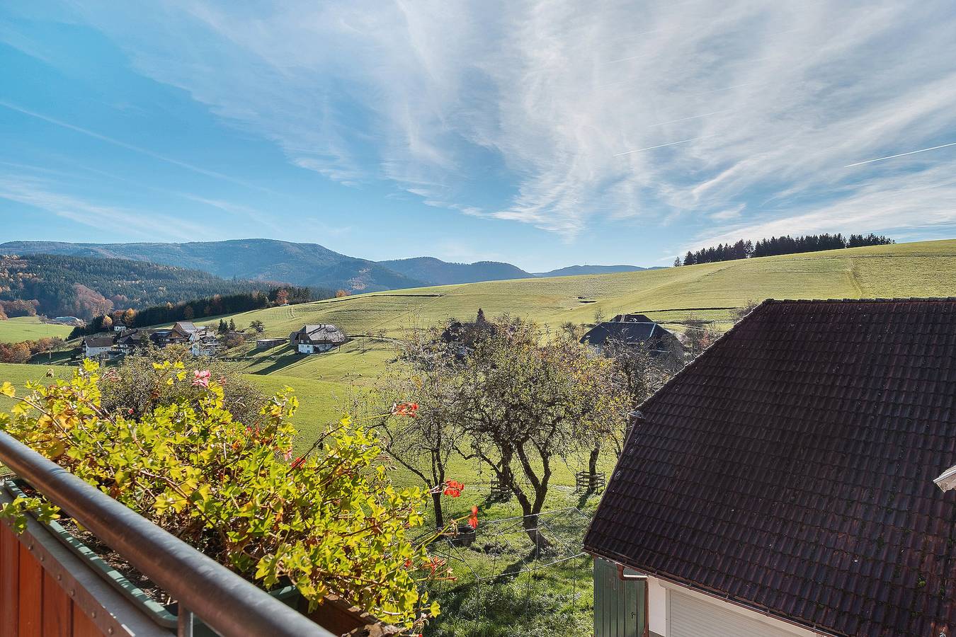 Appartamento intero, Appartamento 'Talblick, 75mq' con vista montagna, balcone e Wi-Fi in Elzach, Foresta Nera centrale