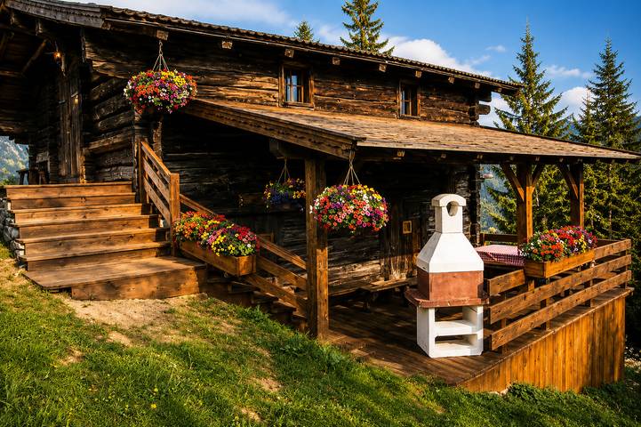 Ferienwohnung für 10 Personen, mit Balkon und Terrasse sowie Garten und Ausblick in Alpbach - 4