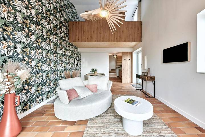 Chambre d’hôte pour 2 personnes, avec vue ainsi que jardin et terrasse, animaux acceptés