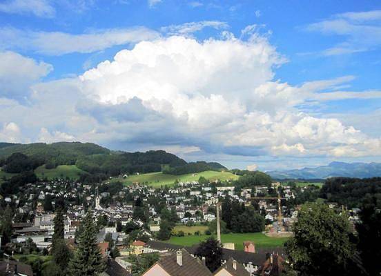 Appartement de vacances entier, Pilgrims' flat with a clear view of the mountains in Wald (Suisse), Canton de Zurich