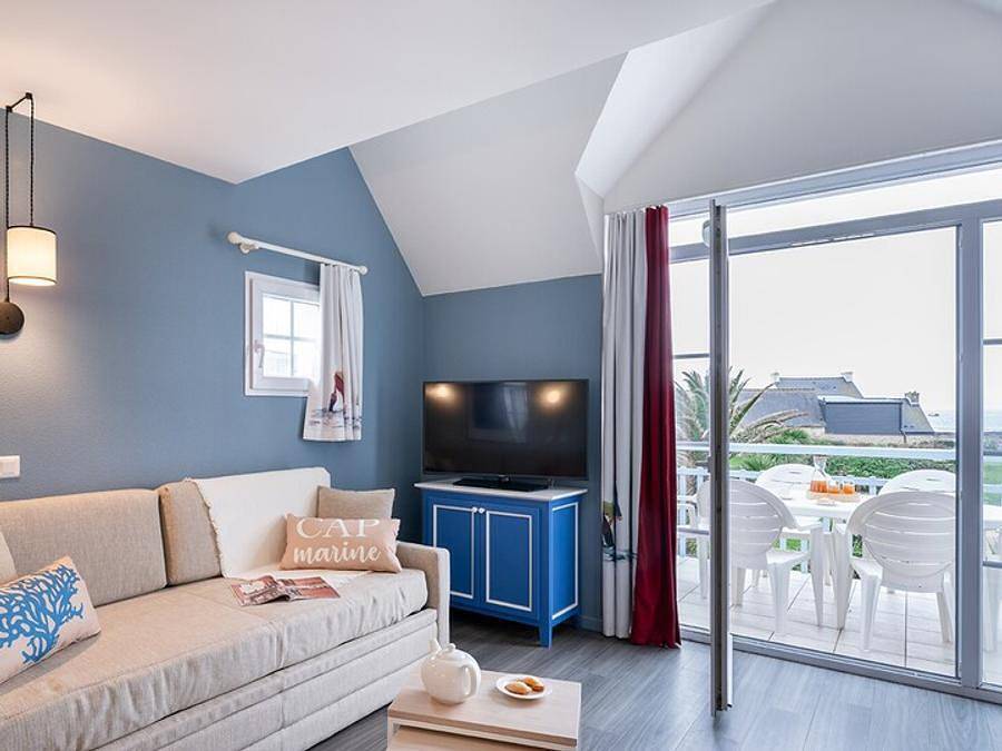 Pierre & Vacances Résidence Cap Marine - Piso 8 personas - - 2 habitaciones + 1 alcoba - Terraza o balcón - Vista al mar in Guilvinec, Region de Quimper