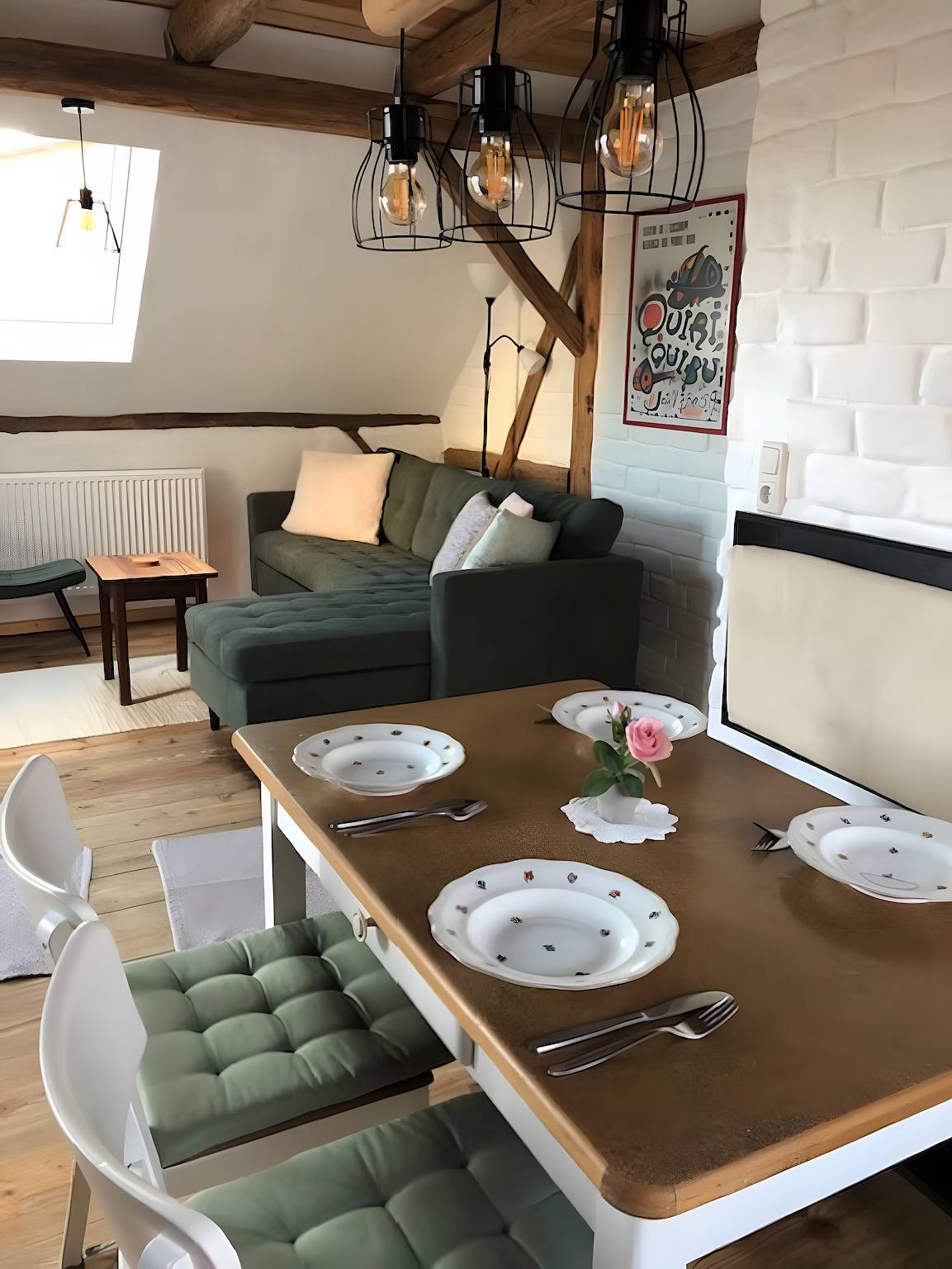 Appartement entier, Appartement 'Rosenbusch 2' avec jardin commun, balcon et Wi-Fi in Kemmern, Haute-Franconie