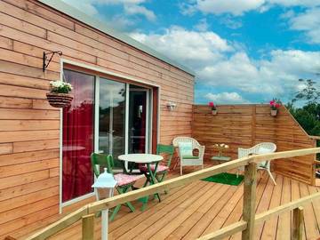 Gîte pour 2 personnes, avec terrasse à Saint-Frégant