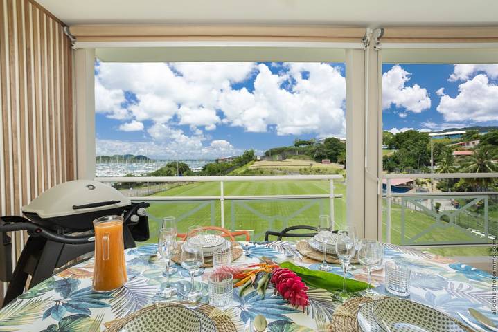 Gîte pour 4 personnes, avec terrasse dans Marina du Marin - 2