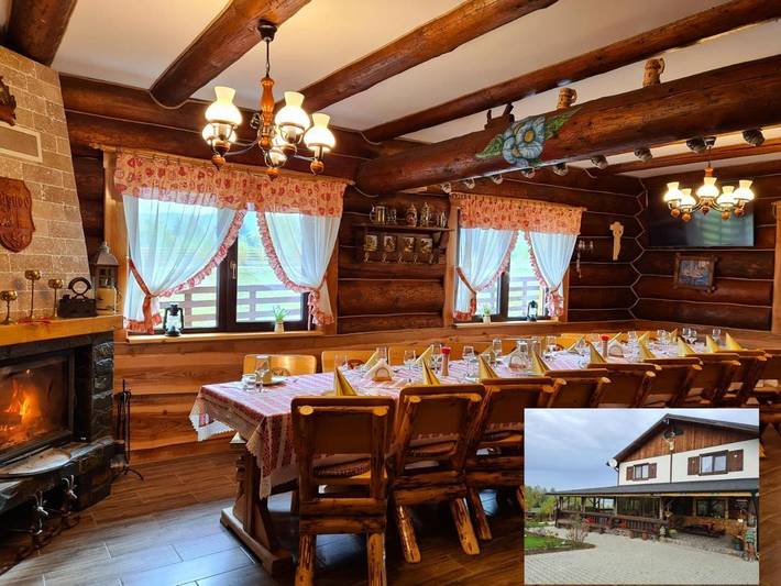 Gîte pour 20 personnes, avec Terrasse ainsi que Jardin et Vue