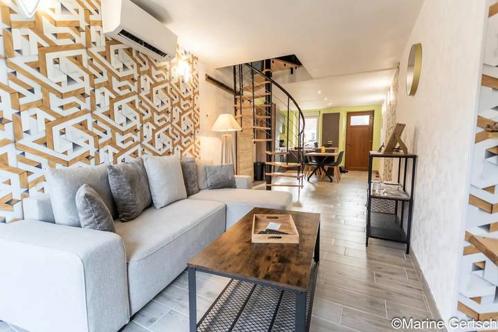 Gîte pour 4 personnes, avec terrasse à Œuilly