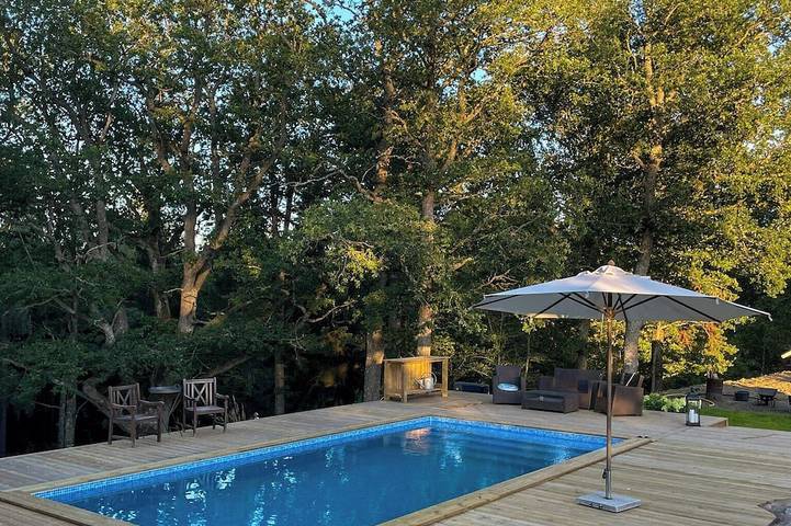 Ferienhaus für 6 Personen, mit Pool und Garten - 1