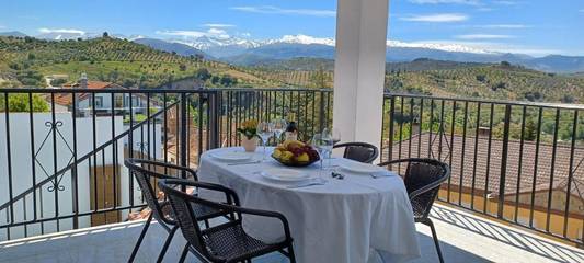Chalet para 15 personas, con jardín además de vistas y piscina, Se admiten mascotas en Vega de Granada