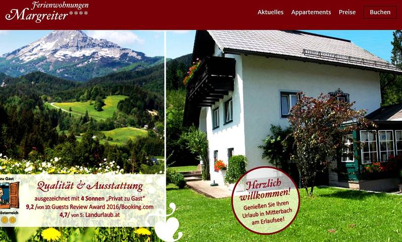 Ganze Wohnung, Ferienwohnungen Margreiter - Appartement Hubertussee in Mitterbach am Erlaufsee, Mostviertel