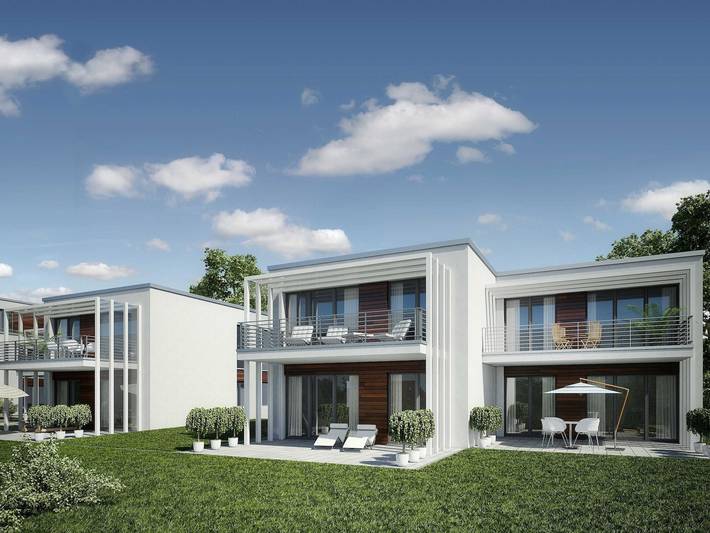 Ferienwohnung für 4 Personen, mit Balkon und Seeblick sowie Ausblick in Altefähr