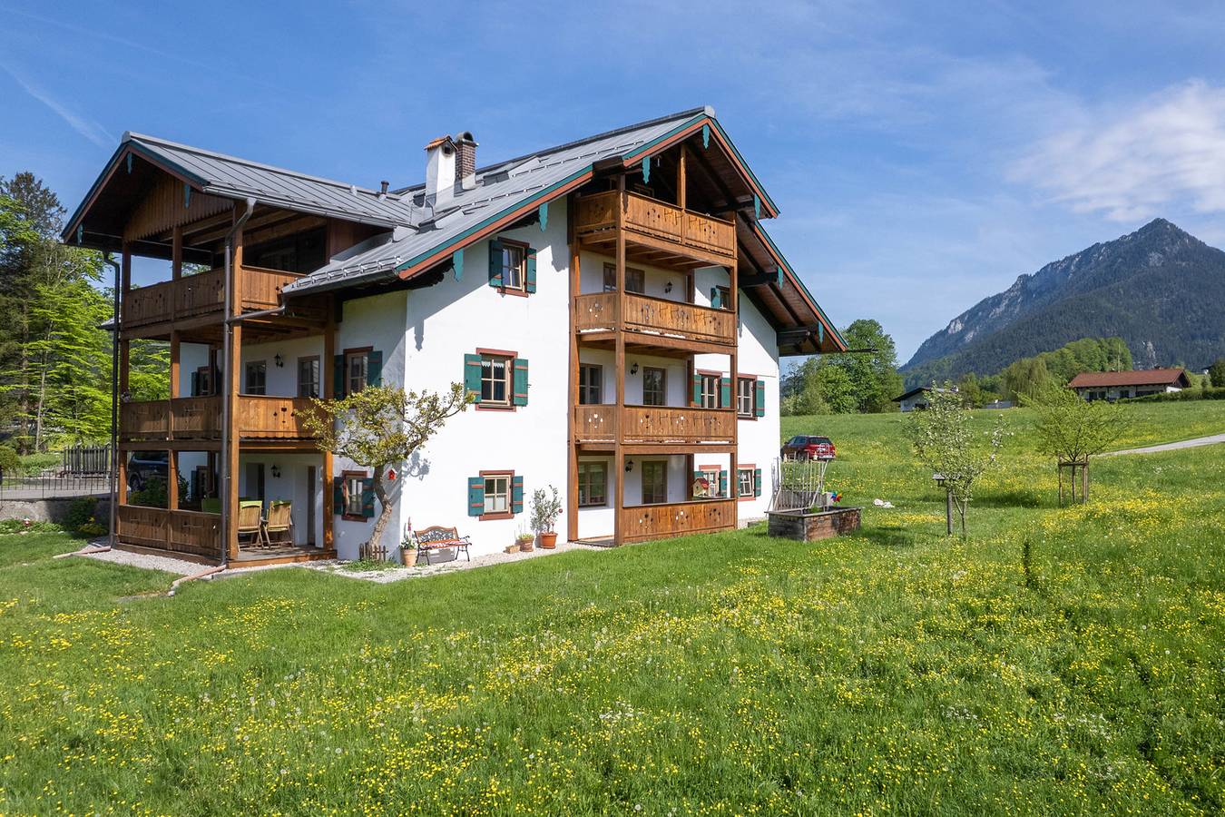 Ganze Ferienwohnung, Rosspointlehen - Ferienwohnung, ca. 45 m², 2 Pers., 1 Schlafzimmer, 1 Du/Wc, Balkon in Bischofswiesen, Berchtesgadener Alpen