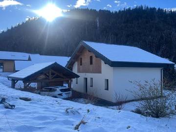 Cottage pour 7 personnes, avec jardin ainsi que vue et sauna à Bellevaux