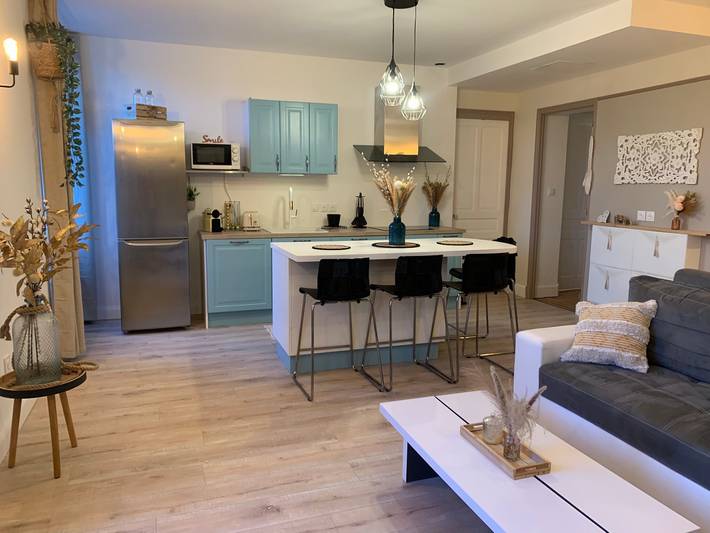 Appartement de vacances pour 4 personnes, avec jardin et jacuzzi
