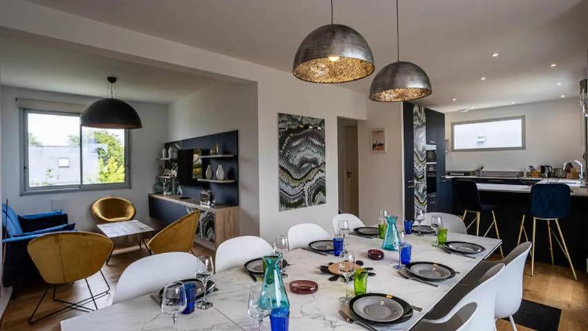 Maison de vacances pour 11 personnes, avec jardin