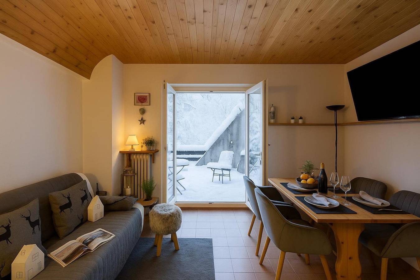 Ganze Wohnung, Chaberton Romantic Retreat Ski In Ski Out in Claviere, Via Lattea