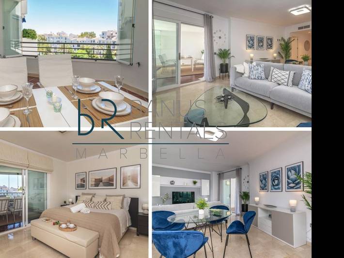 Holiday apartment for 4 people, with terrace and pool as well as garden, with pets in Puerto Banús