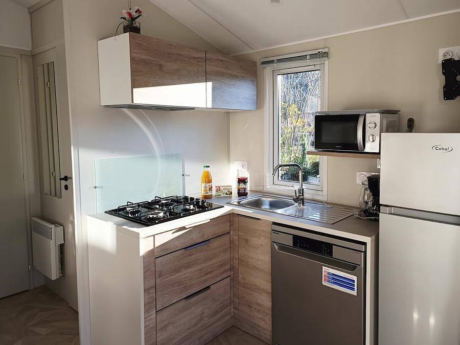 Camping la Marmotte - Mobilheim 4 personen - Bergamo 812 Ti 2025 in La Bourboule, Regionaler Naturpark Volcans d'Auvergne