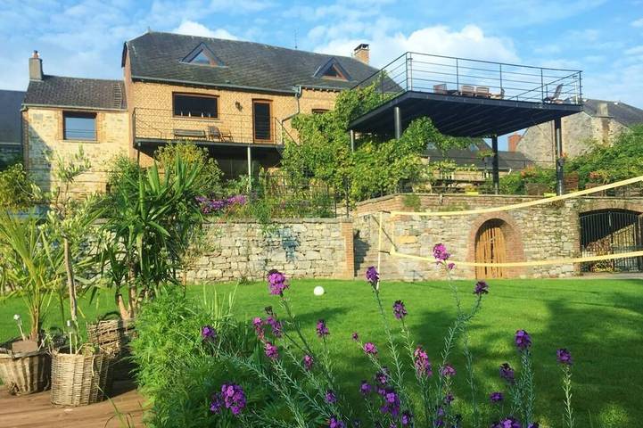 Vakantiehuis voor 12 personen, met zwembad in de Ardennen