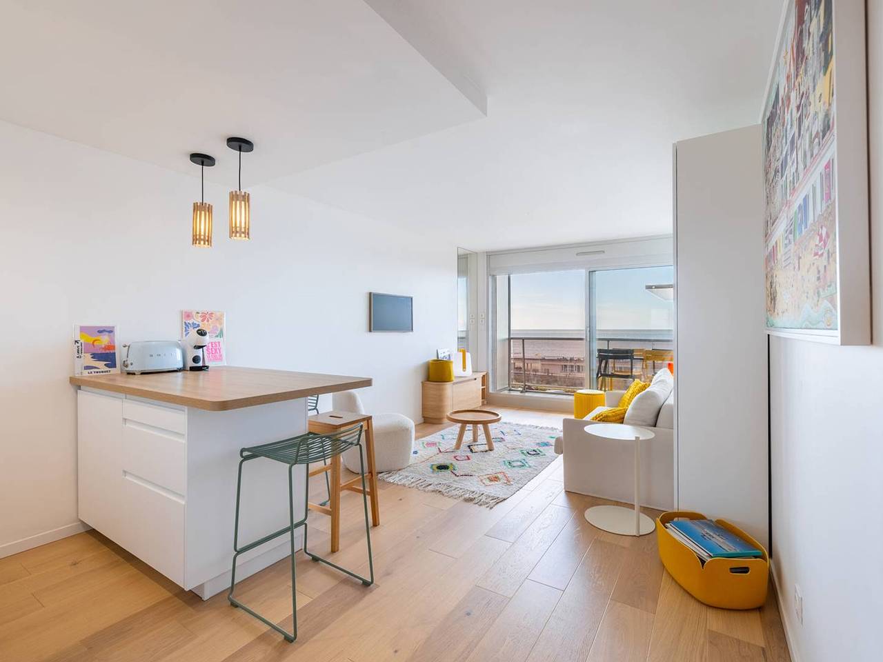Ganzes Studio, Apartment mit Meerblick - 4 Pers. in Le Touquet-Paris-Plage, Montreuil und Umgebung