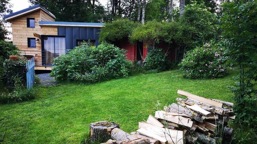 Maison de campagne pour 2 personnes, avec jardin ainsi que vue et terrasse à Le Vernet-Sainte-Marguerite