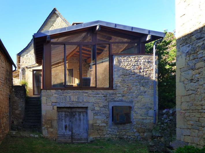 Location de vacances pour 3 personnes, avec jardin dans l' Aveyron
