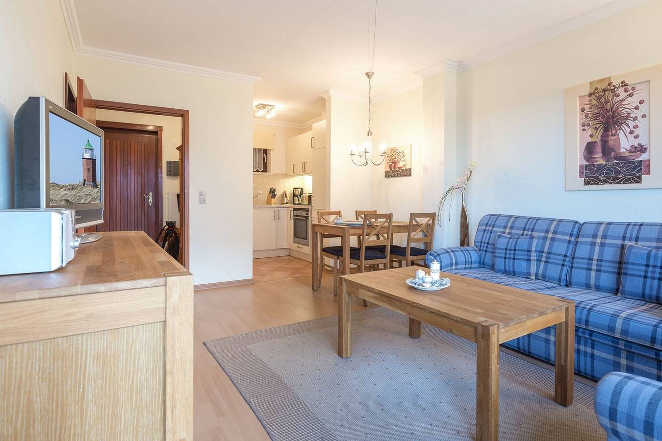 Ganze Wohnung, Komfort und kleiner Dorfteichblick. in Wenningstedt, Sylt