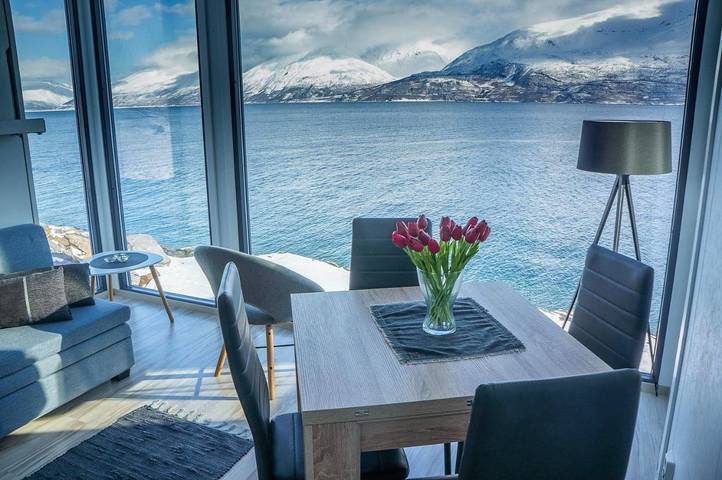 Ferienhaus für 2 Personen, mit Ausblick in Lyngen