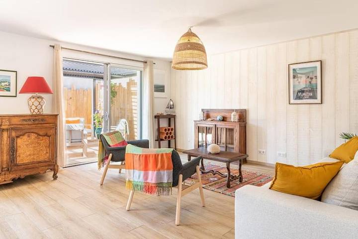 Vakantiewoning voor 6 personen, met balkon en zwembad, kindvriendelijk in Mimizan Plage